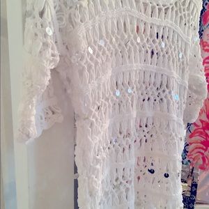 Beautiful white textured sweater